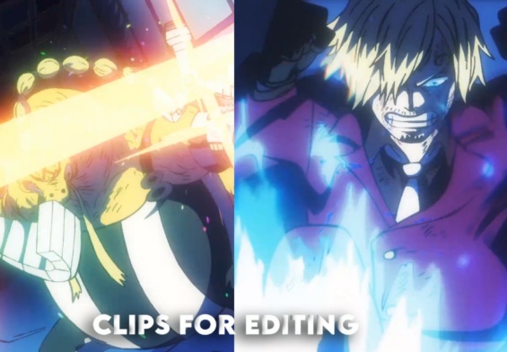 Sanji vs Queen Clip