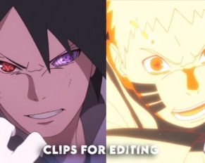 Naruto and Sasuke vs Momoshiki Clip