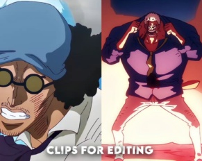 Garp vs Kuzan Raw Clip