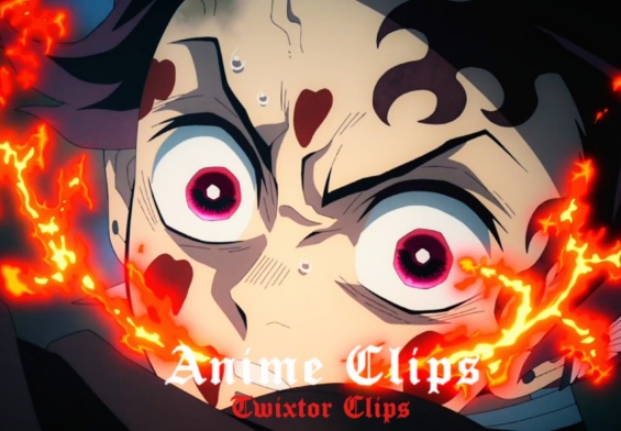 Tanjiro use Thunder Breathing Clip