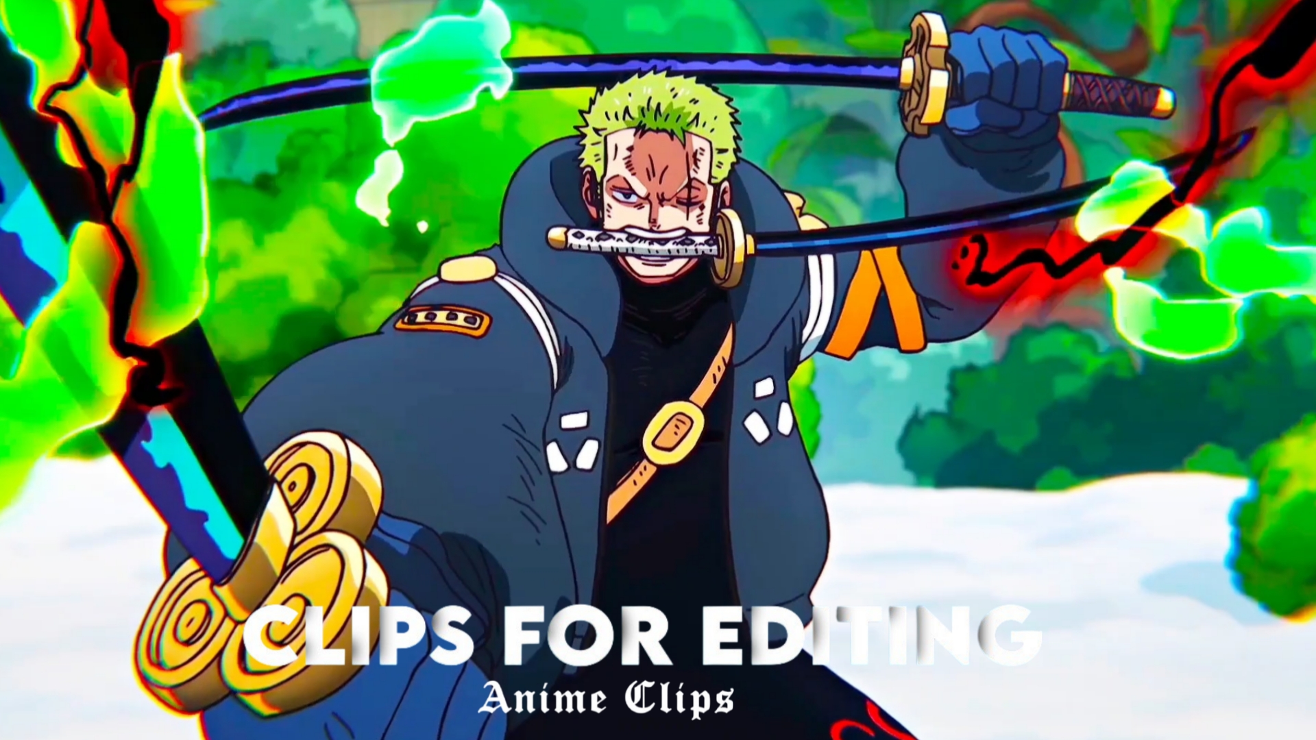 Zoro vs Rob Lucci Raw Clip
