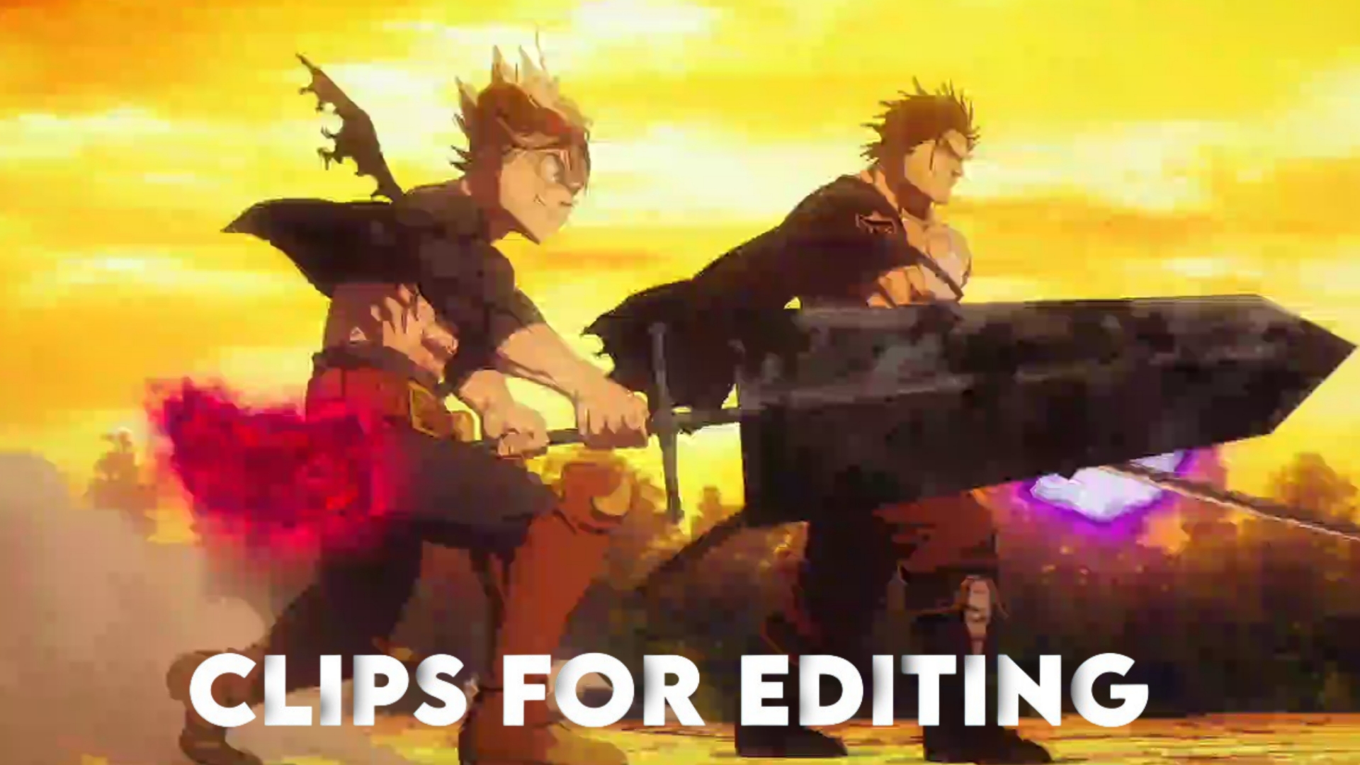 Asta and Yami vs Dante Raw Clips