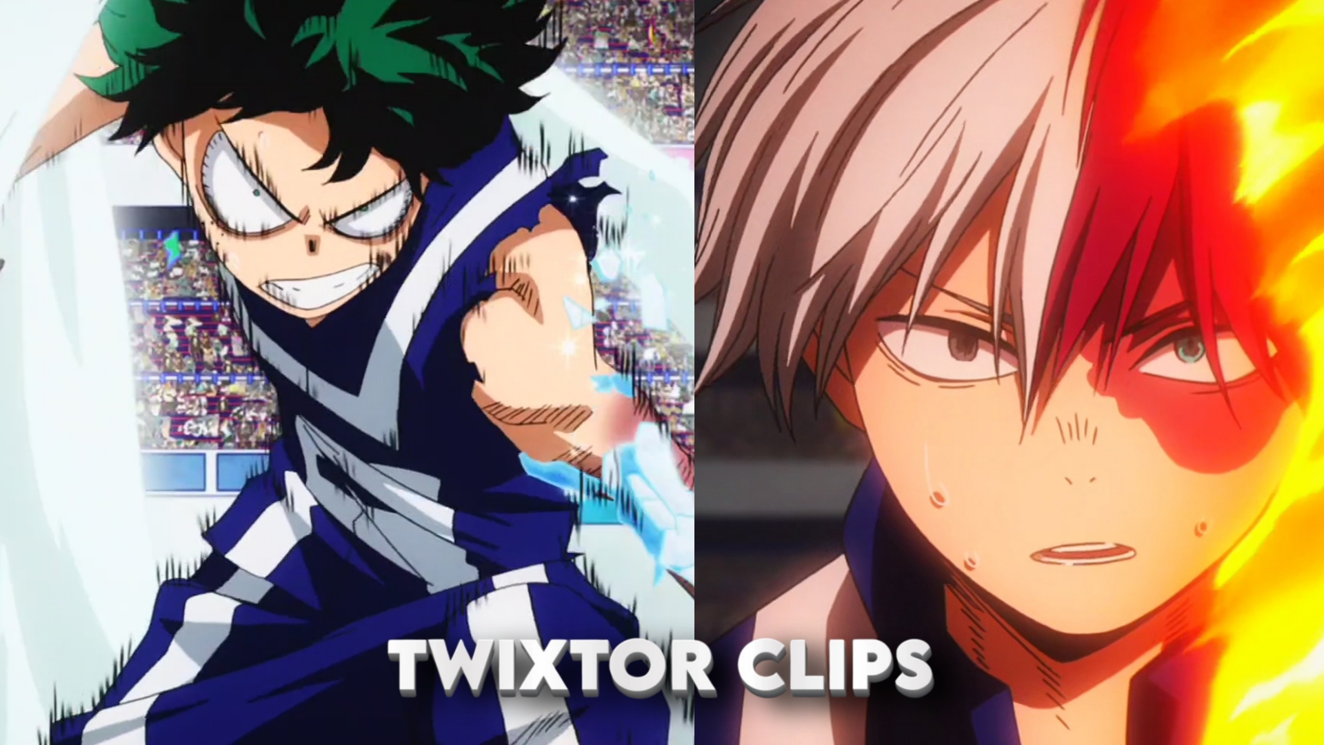 Midoriya vs Todoroki Clip
