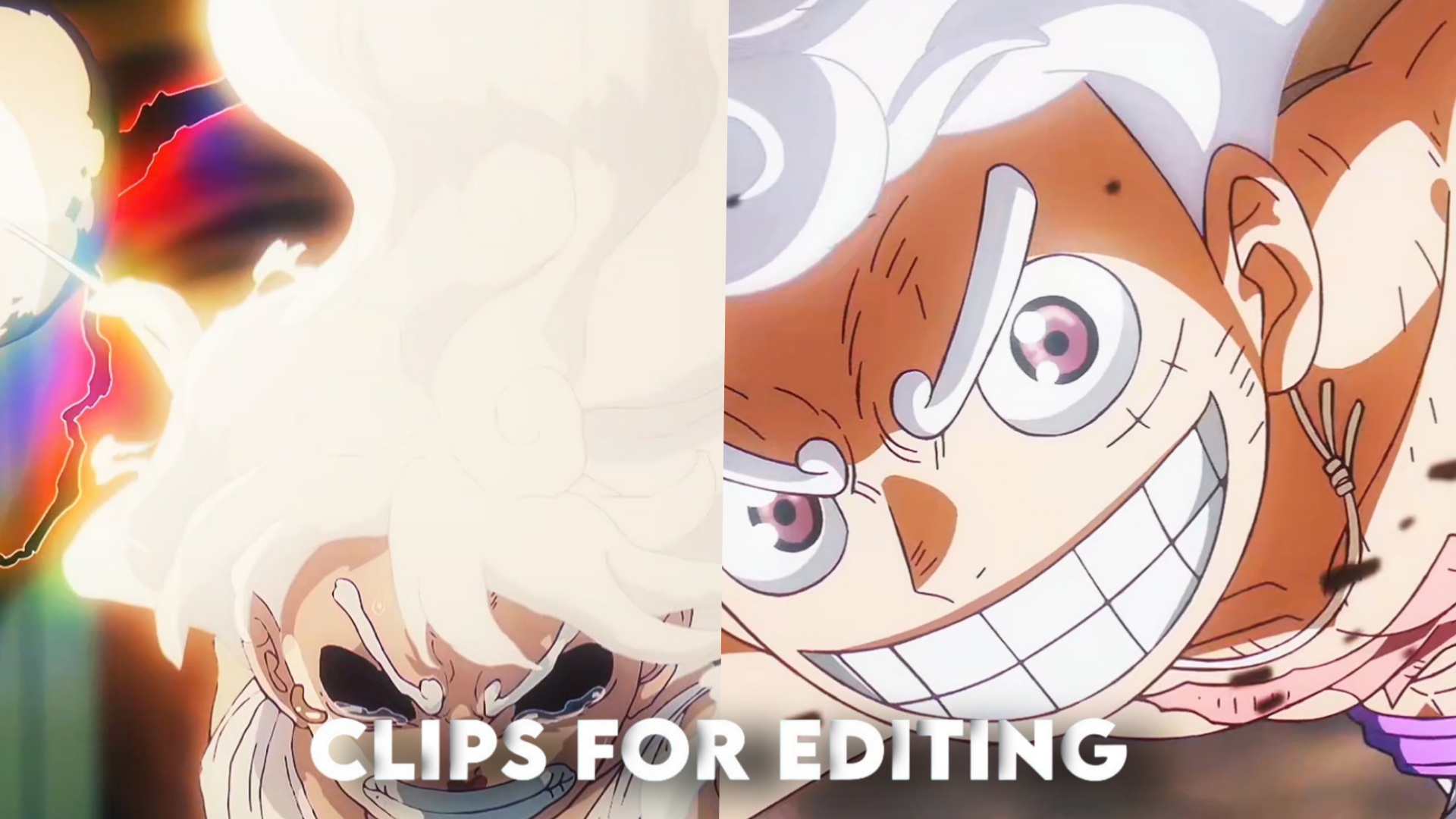 Luffy and Bonney Nika Punch Raw Clip