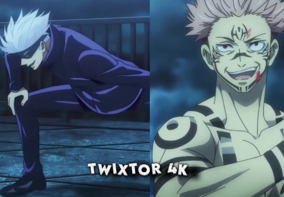 Gojo vs Sukuna Twixtor
