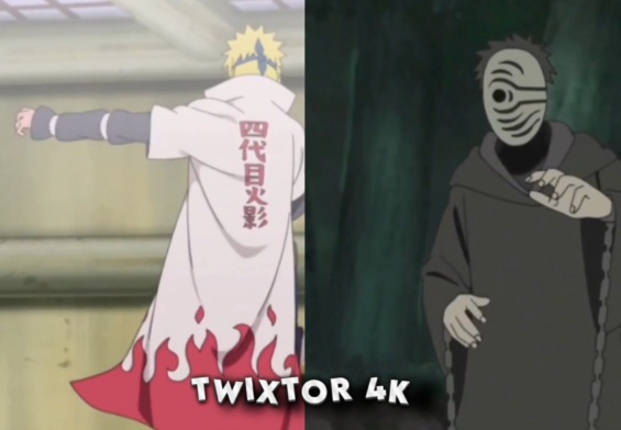 Minato vs Obito Twixtor
