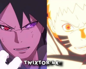 Naruto and Sasuke vs Momoshiki Twixtor