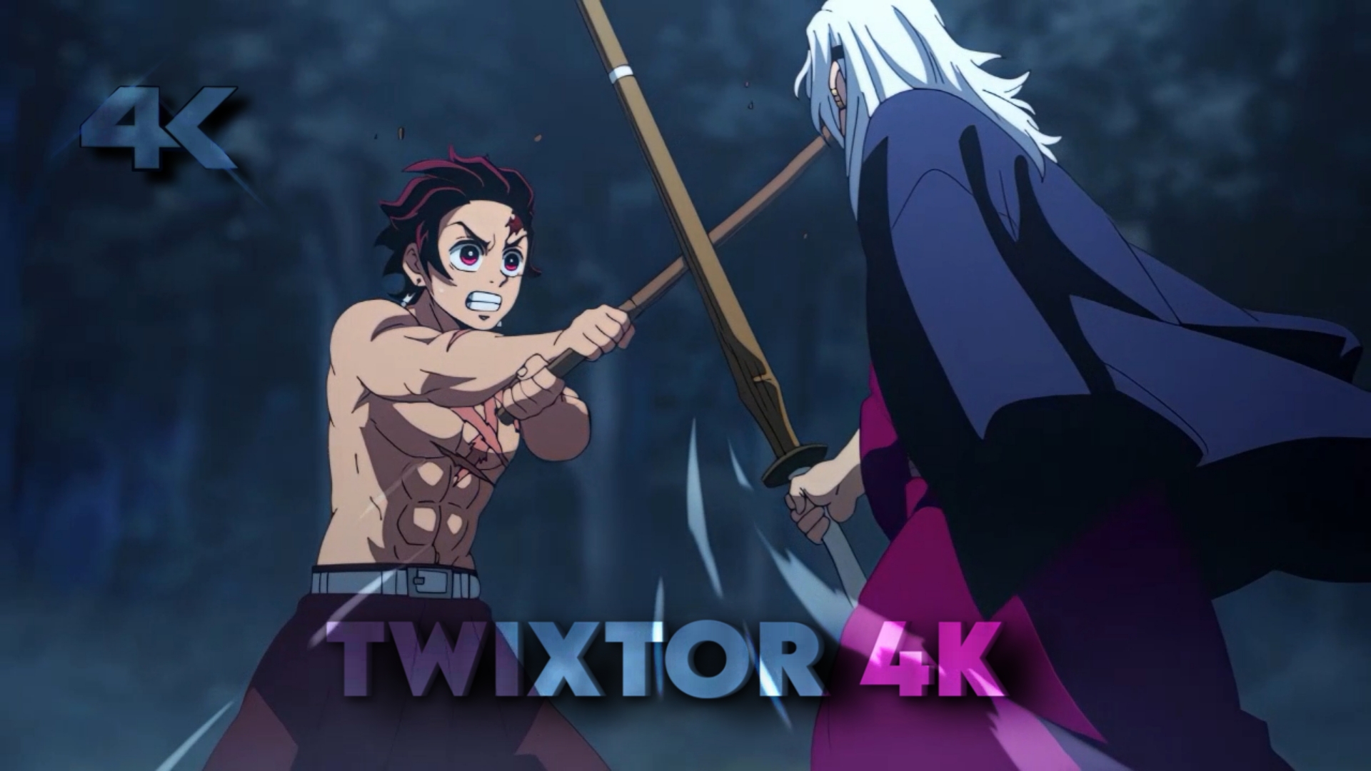 Tanjiro vs Tengen Uzui Twixtor