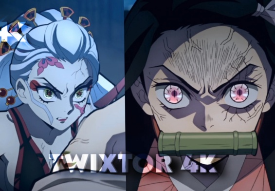 Nezuko vs Daki Twixtor