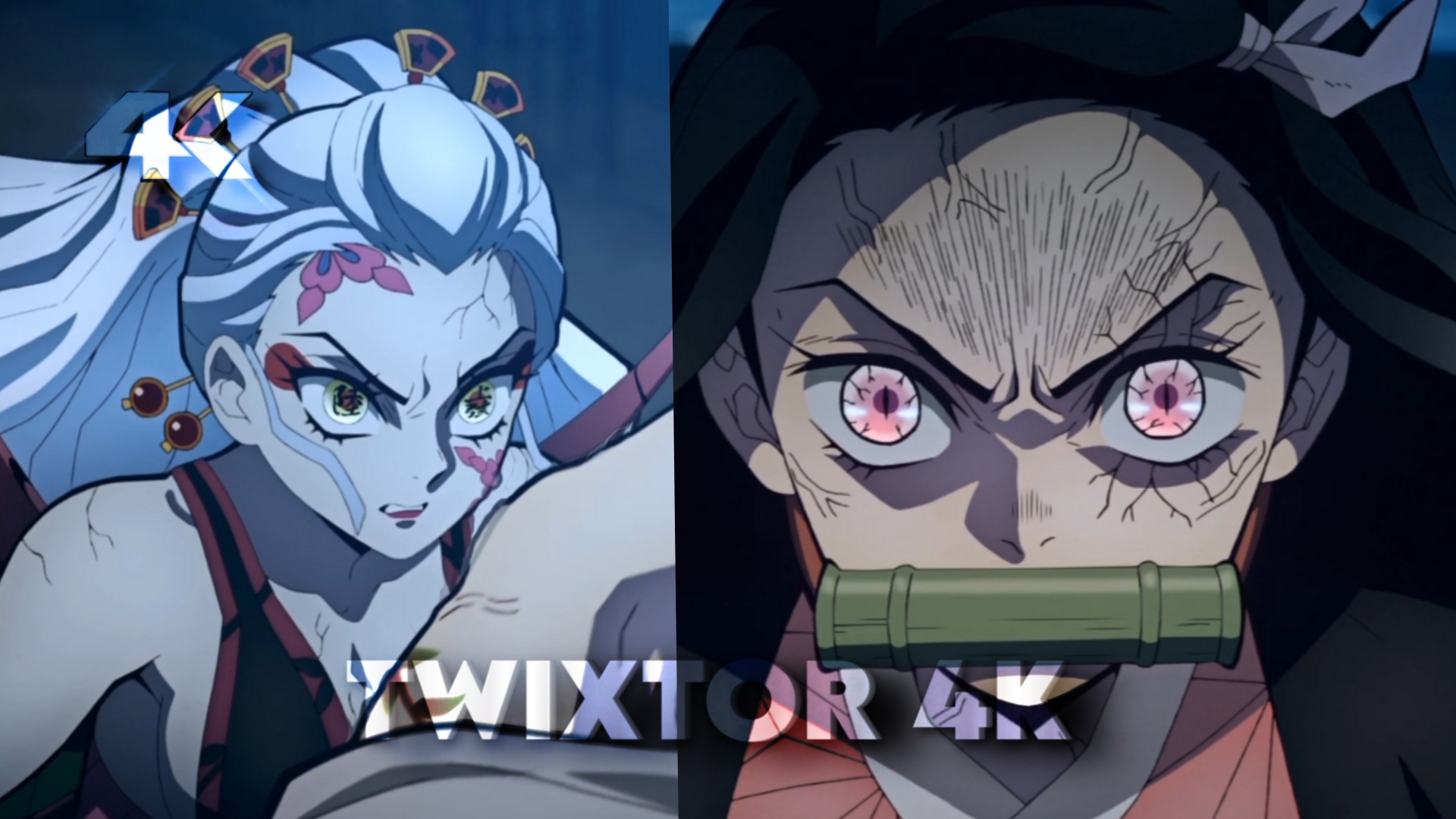 Nezuko vs Daki Twixtor