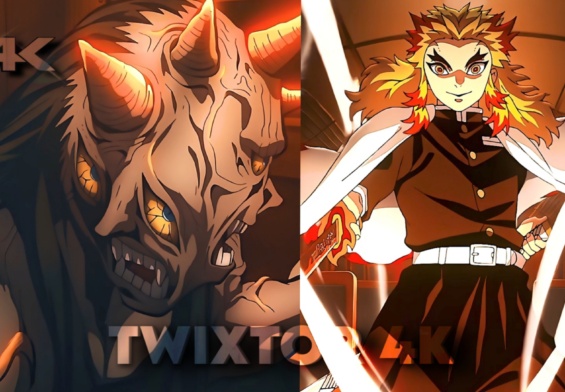 Rengoku vs Train Demon Twixtor