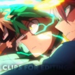 Deku, Todoroki, Bakugo vs Dark All Might Raw Clip