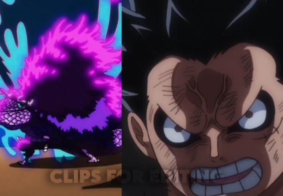 Monkey D Luffy vs Kaido Raw Clips