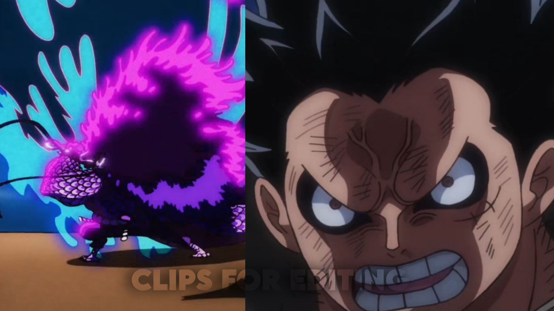 Monkey D Luffy vs Kaido Raw Clips