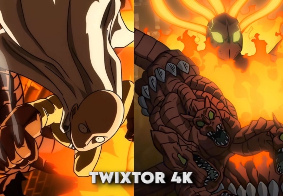 Saitama vs Monster King Twixtor