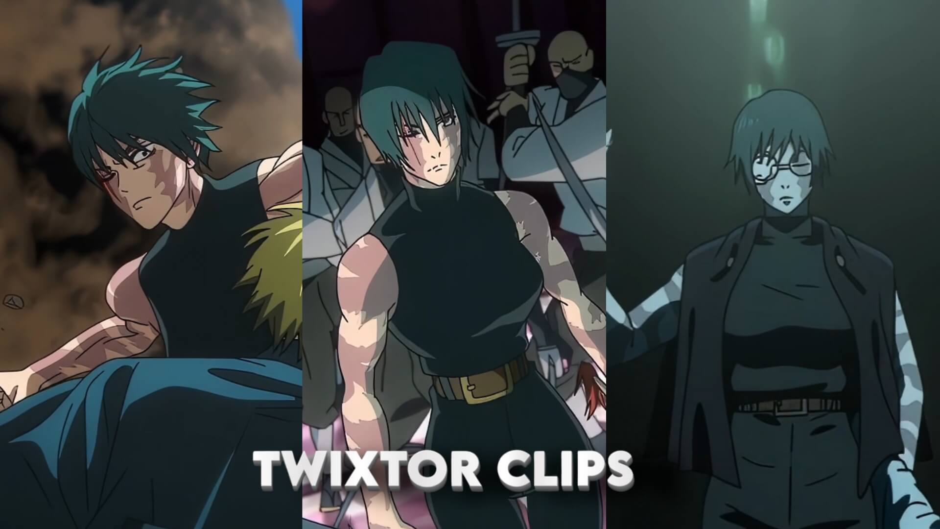 Maki Zenin vs Zenin Clan Twixtor