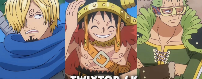 Luffy Zoro Sanji Enter Elbalf Twixtor