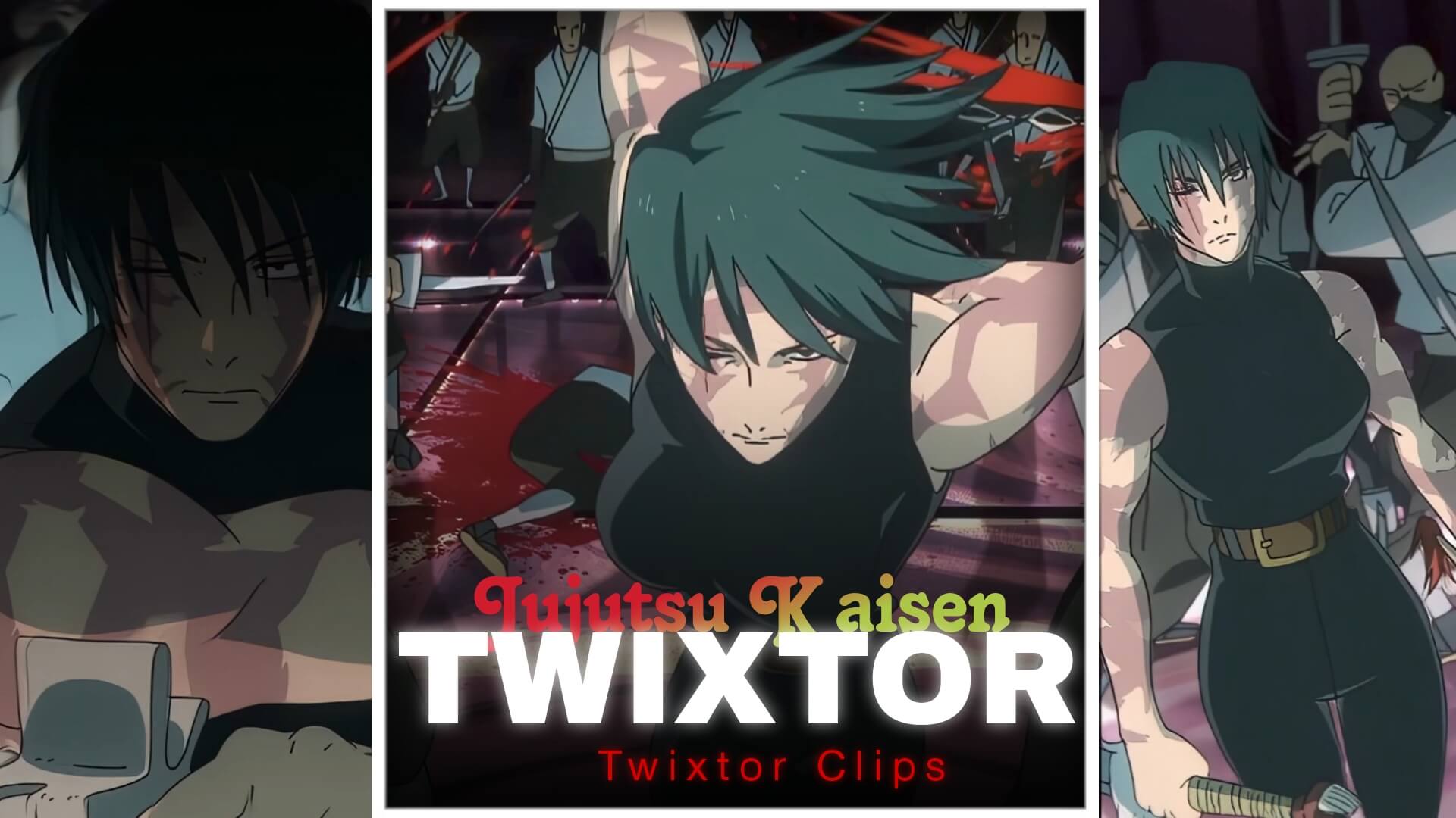 Maki Zenin vs Zenin Clan Twixtor