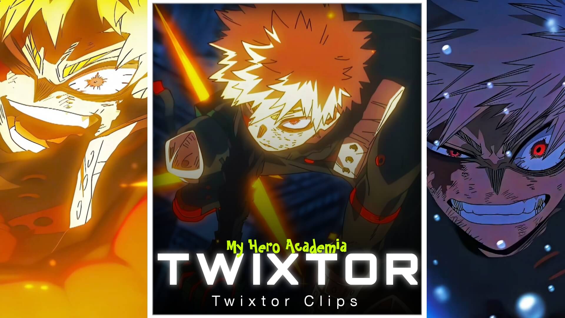 Katsuki Bakugo Twixtor 4K