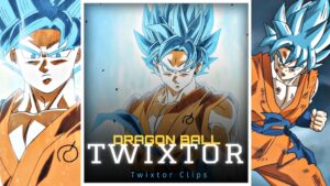 Blue Goku vs Golden Frieza Twixtor