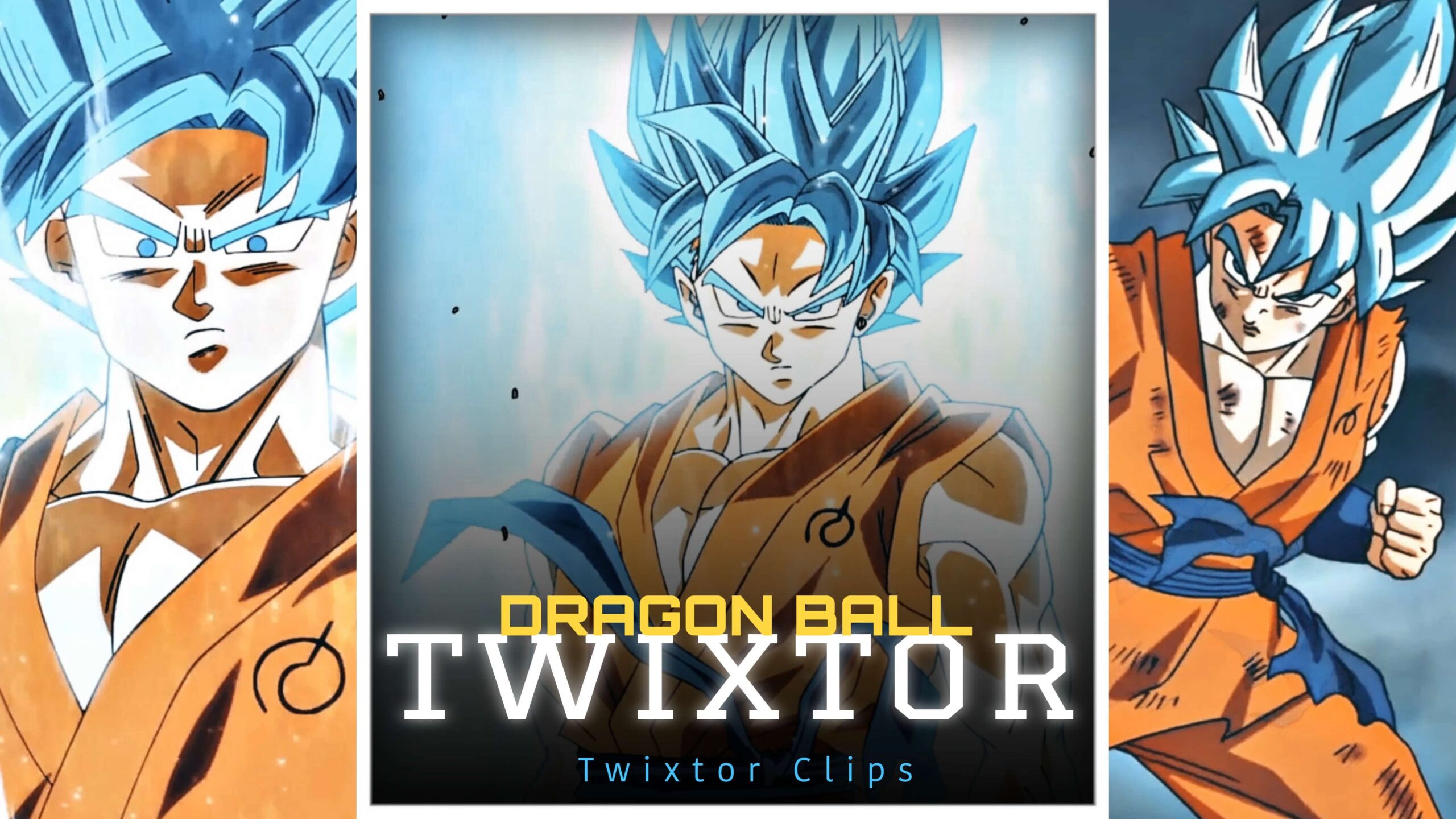 Blue Goku vs Golden Frieza Twixtor