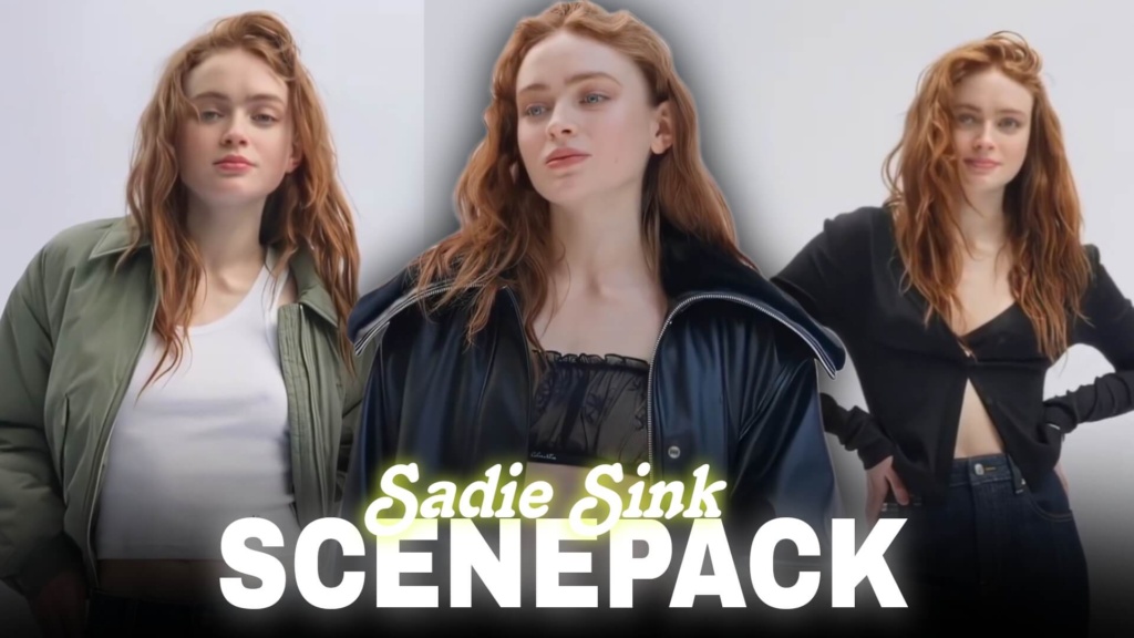 Sadie Sink Calvin Klein Scenepack